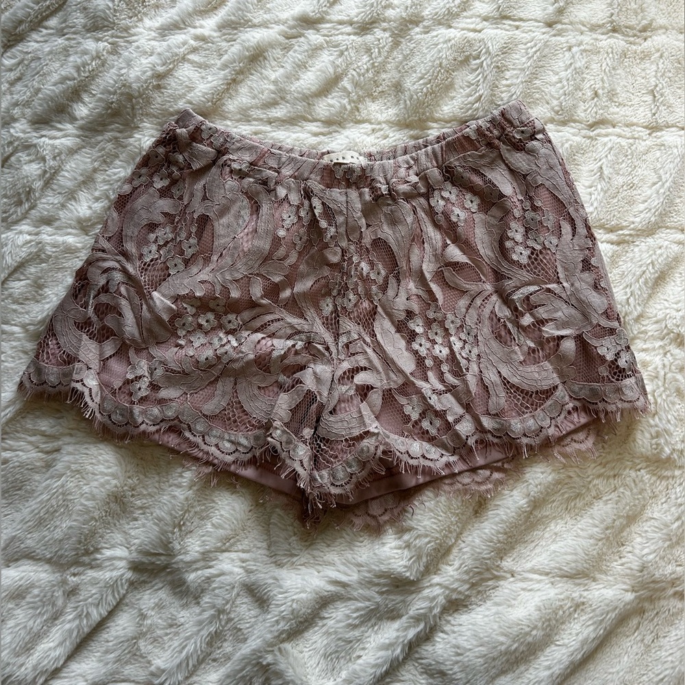 Altard state crochet high waisted shorts